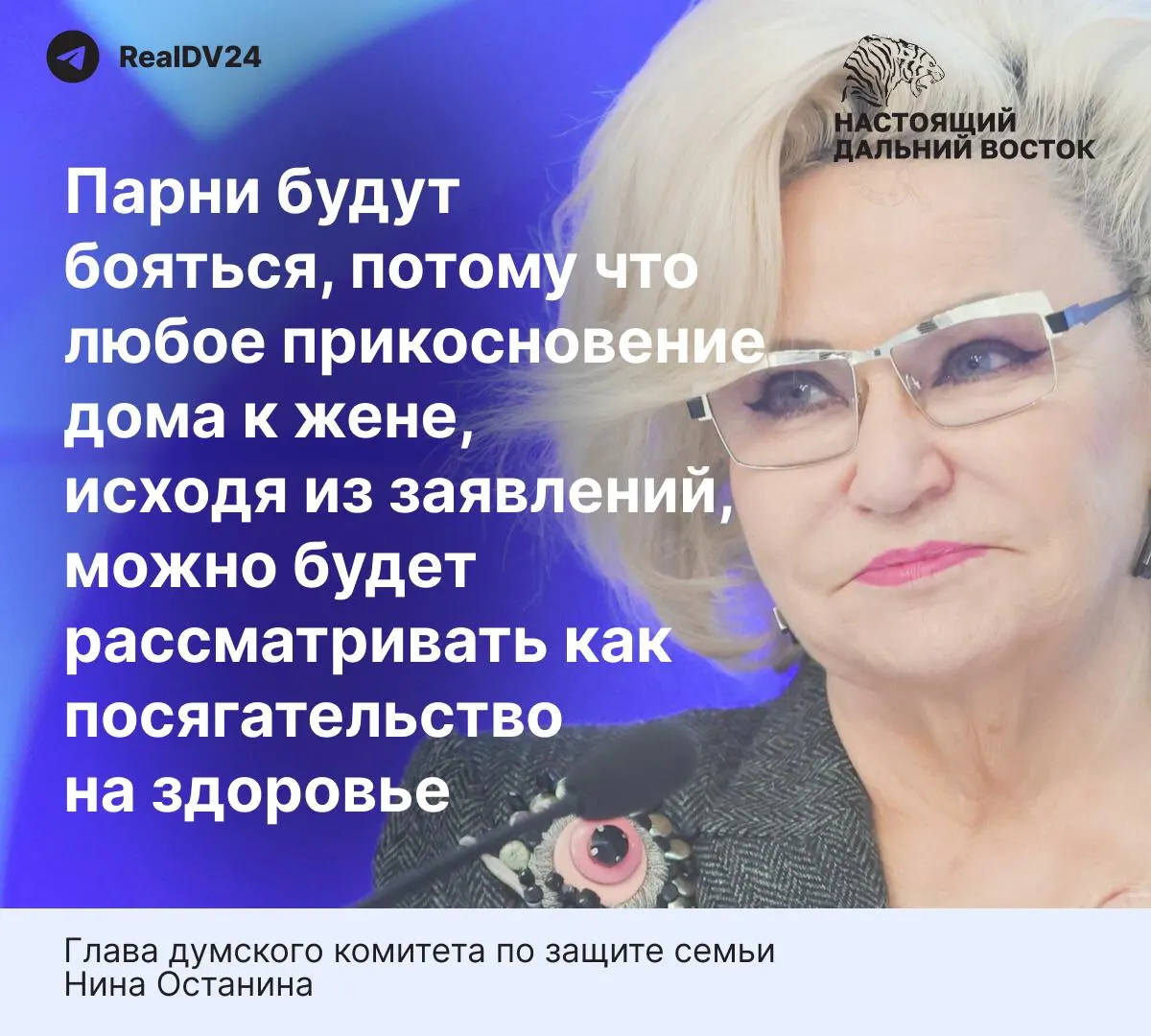 Глава думского комитета по защите семьи заявила, что предлагаемые нормы о домашнем насилии выглядят «слишком жёсткими» и могут повлиять на готовность молодёжи вступать в брак. В тексте — ключевые статистические данные о насилии в семье.