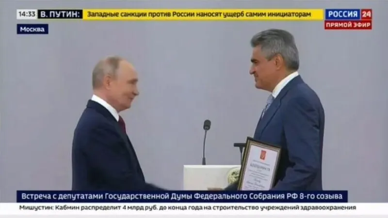 На церемонии награждения в Кремле 27 июля лидер партии «Новые люди» Александр Нечаев заявил, что необходимо усилить усилия для достижения победы в специальной военной операции.