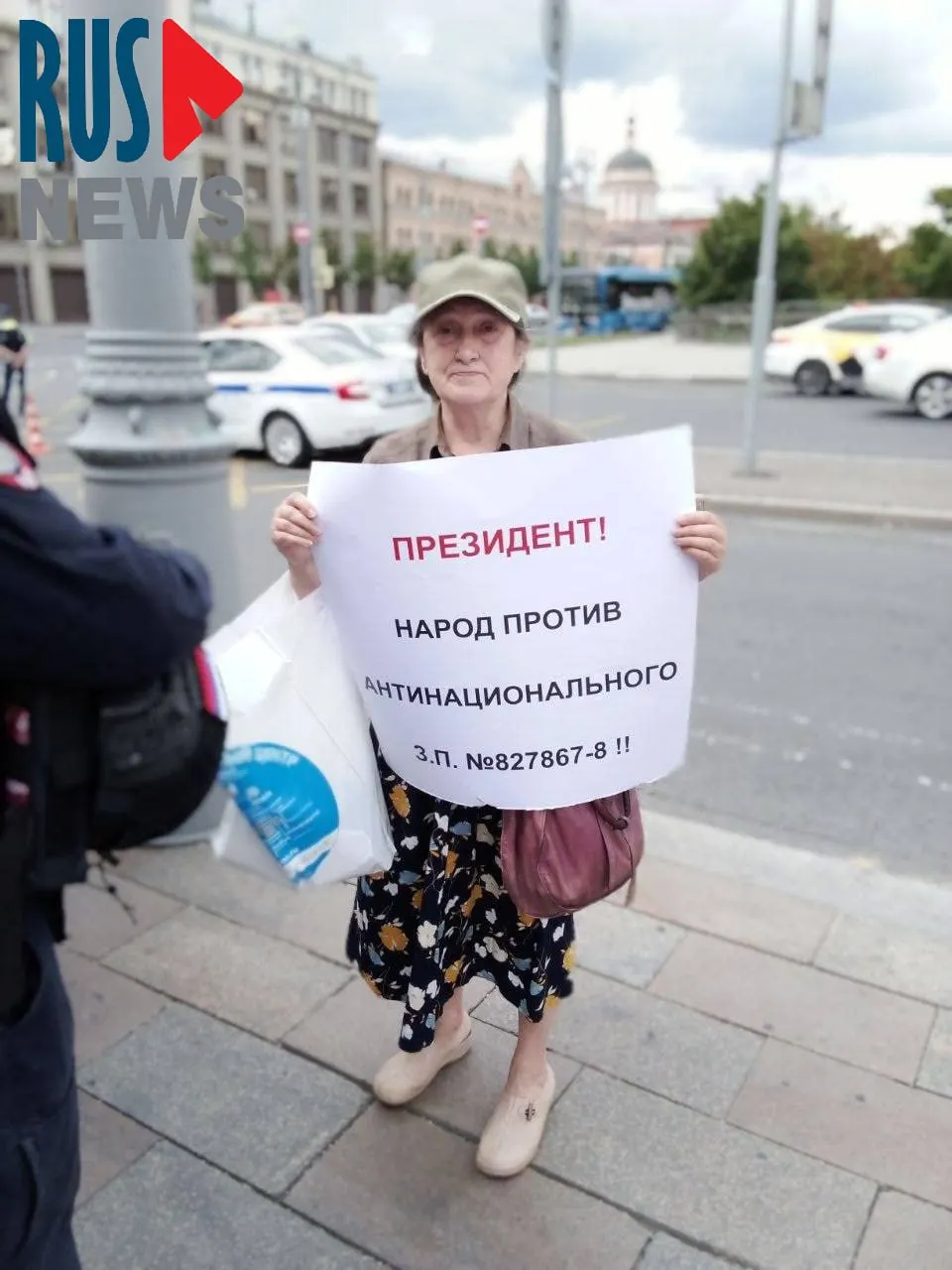 Градозащитницу и председателя новосибирского отделения ВООПИК Наталью Шамину задержали на Старой площади в Москве во время одиночного пикета против законопроекта о передаче регионам права исключать памятники из госохраны.
